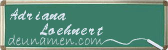 Adriana Loehnert Visitenkarte